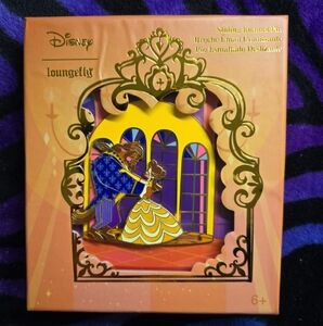 Loungefly Beauty and the Beast 3" Enamel Pin